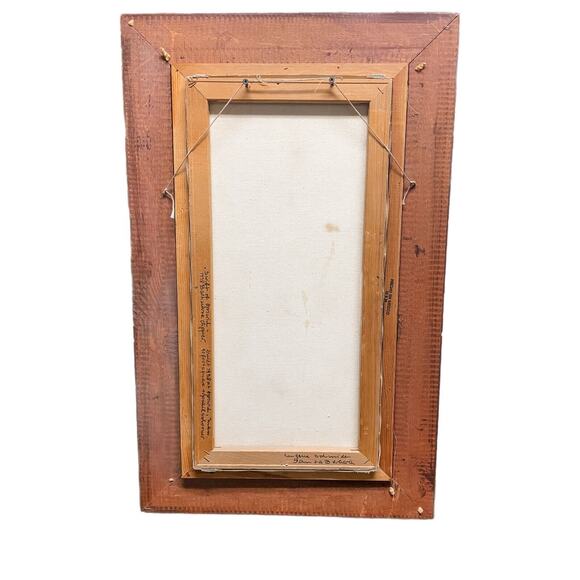 Eugene Schmidt Santa Barbara Oil on Canvas Sailboat Painting -Framed - Picture 6 of 6